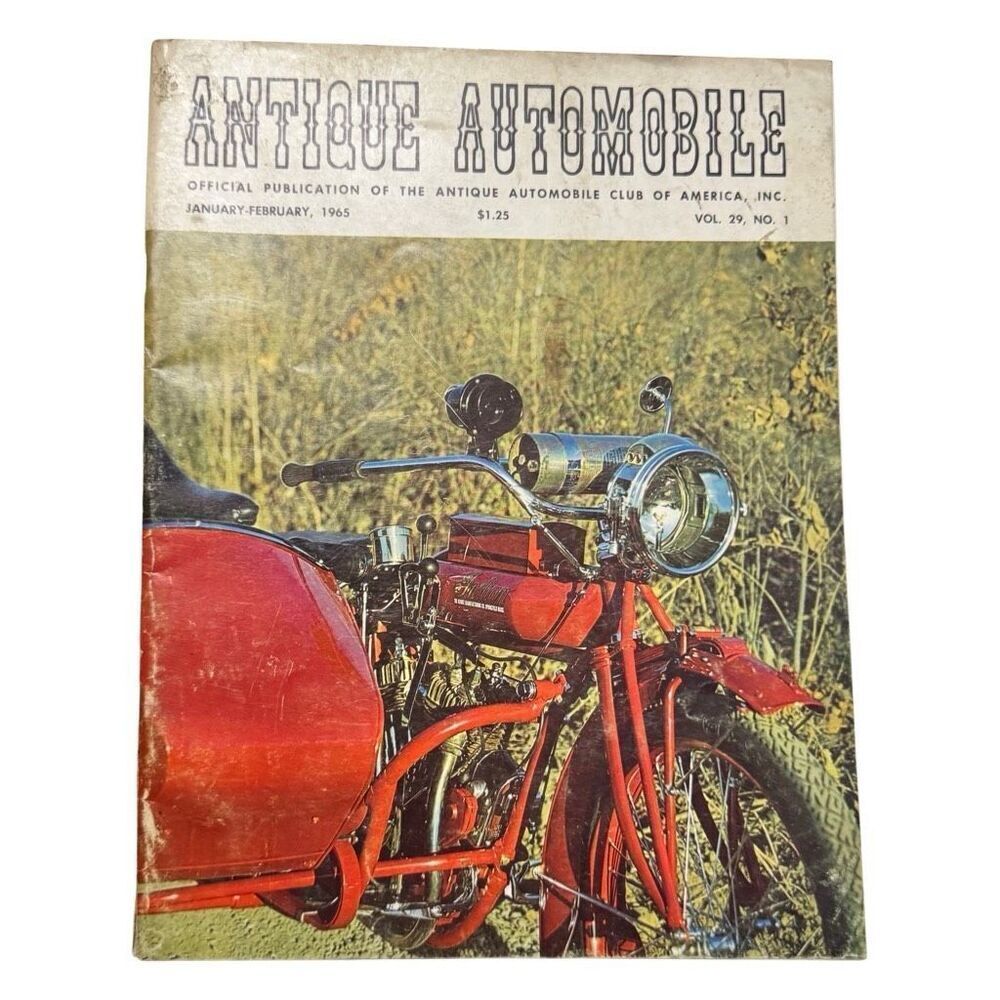 Antique Automobile 1965 Magazine January -February Volume 29 Issue 1